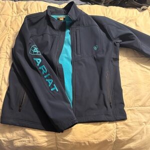 Ariat Dark Blue and Light Blue Softshell Jacket